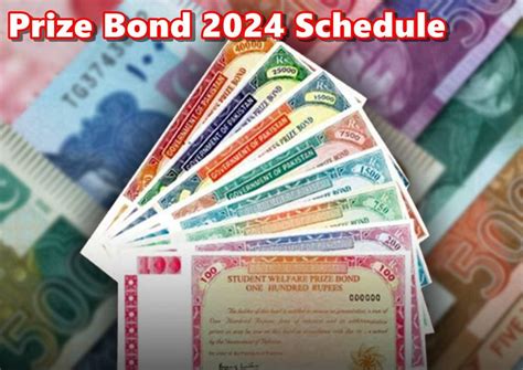 prize bond draw schedule.
